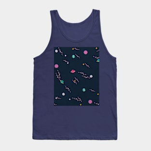 Lost in Space Pattern Tank Top